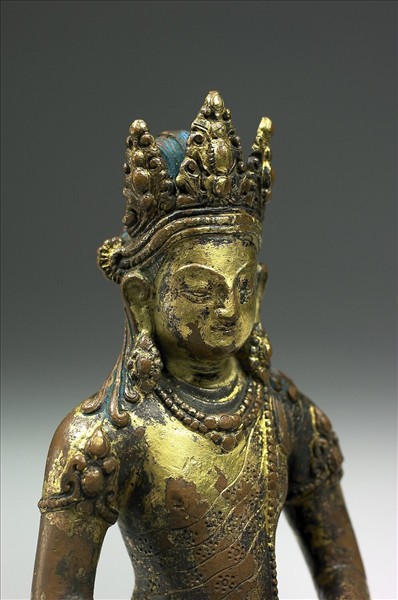 青銅鎏金阿彌陀佛坐像- 故宮