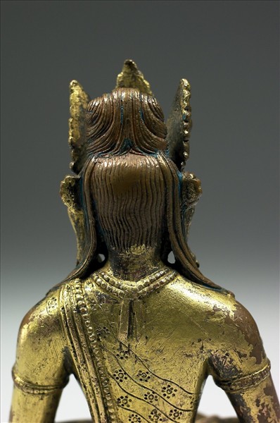 青銅鎏金阿彌陀佛坐像- 故宮