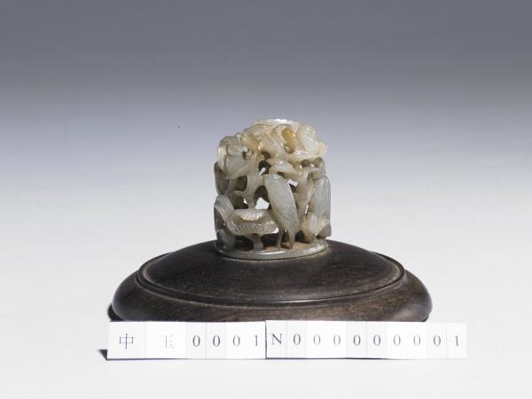 汀渚鷺鷥紋玉頂