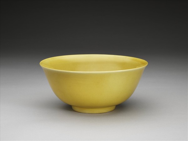黃釉碗
