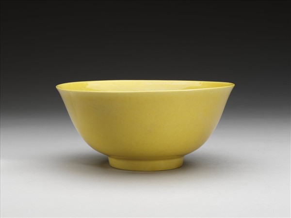 黃釉碗