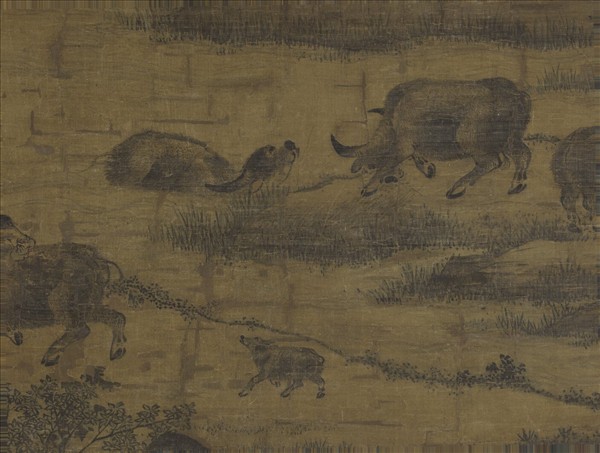 宋人牧牛圖　軸