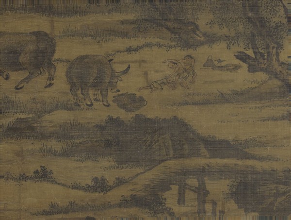 宋人牧牛圖　軸