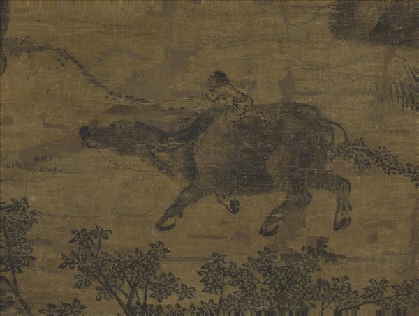 宋人牧牛圖　軸