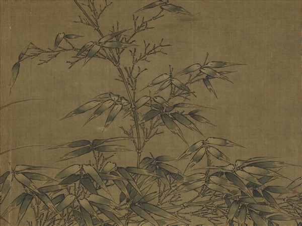 元人古木寒鴉圖　軸