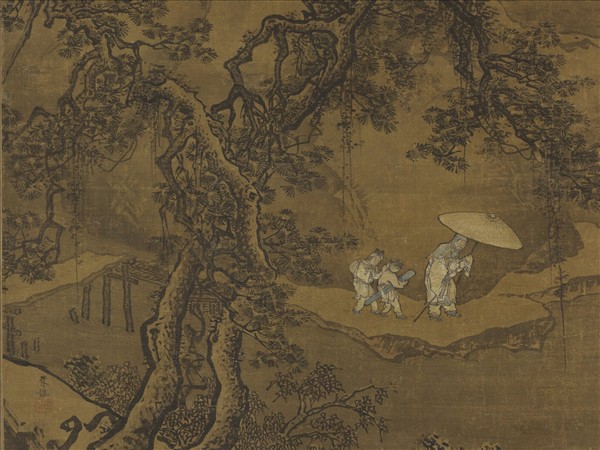 明朱端尋梅圖　軸