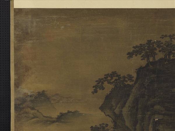 明周全射雉圖　軸