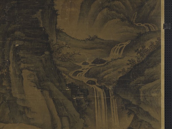 明周全射雉圖　軸