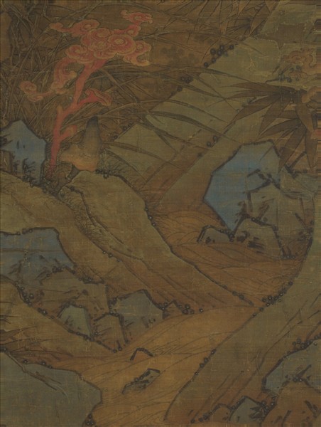 明人畫雙喜　軸