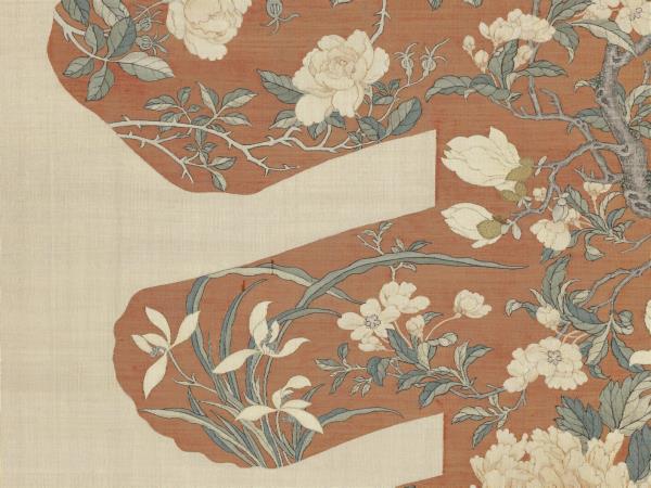 緙絲大壽字　軸