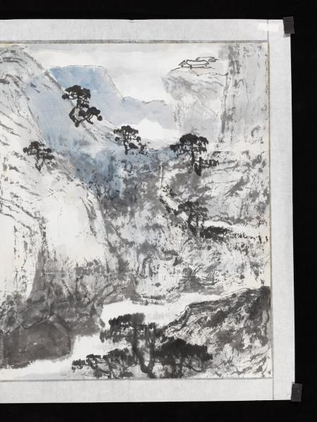 民國楊善深雲煙帆影　未裱