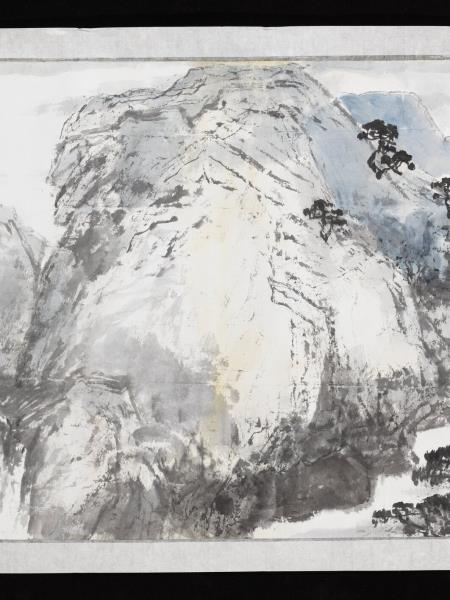 民國楊善深雲煙帆影　未裱