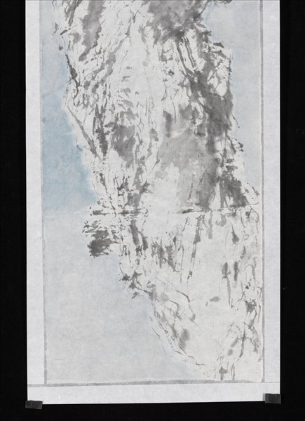 民國楊善深白鷺　未裱