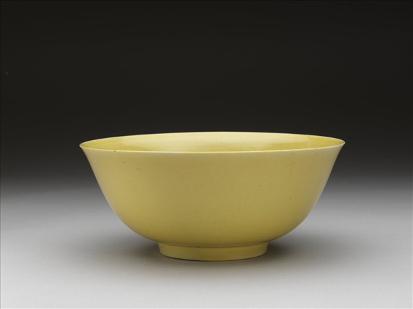 黃釉碗