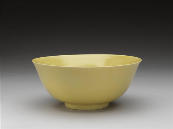 黃釉碗