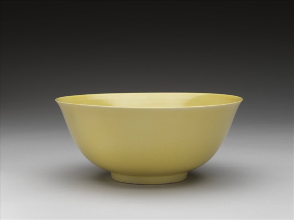 黃釉碗