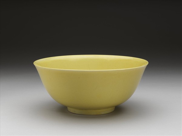 黃釉碗