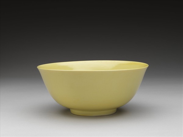 黃釉碗