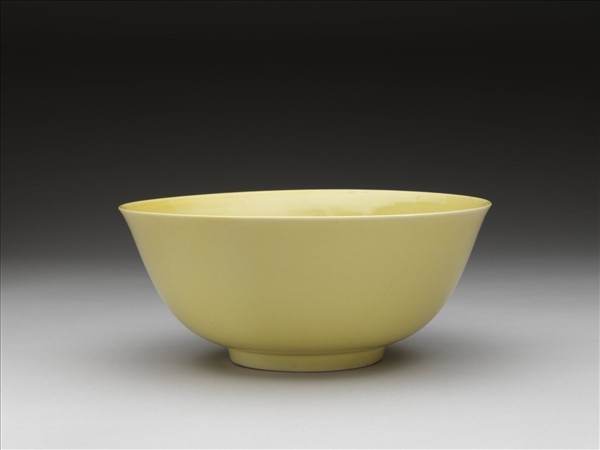 黃釉碗