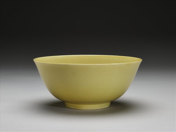 黃釉碗