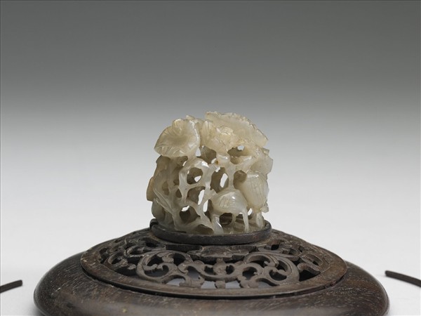 汀渚鷺鷥紋玉頂