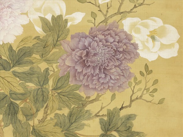 清惲壽平花卉　軸