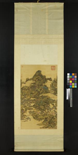 清王原祁春雲出岫　軸