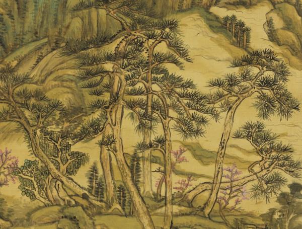 清王原祁春雲出岫　軸