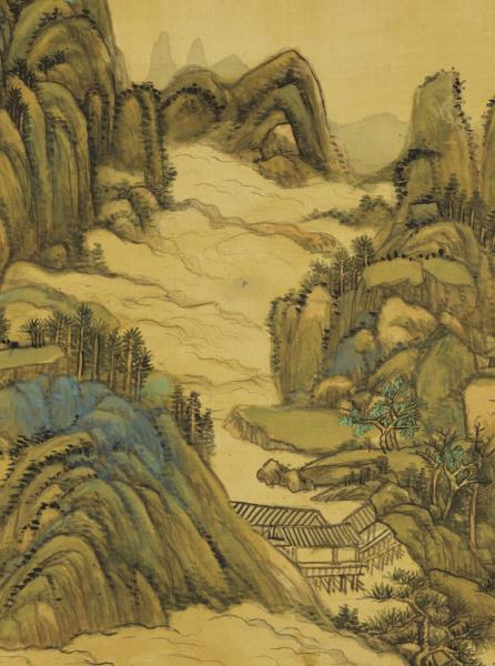 清王原祁春雲出岫　軸