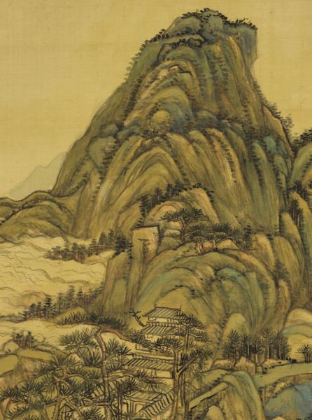 清王原祁春雲出岫　軸