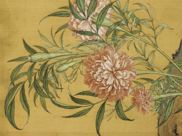 清郎世寧萬壽長春　軸