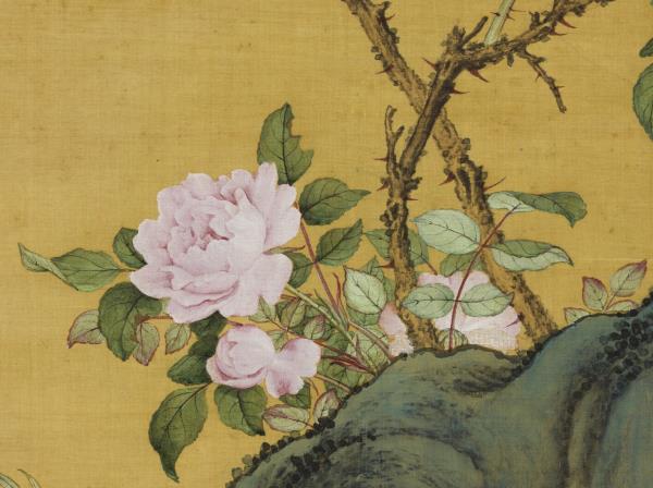 清郎世寧萬壽長春　軸