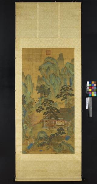 明仇英晝錦堂　軸