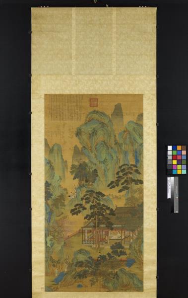 明仇英晝錦堂　軸