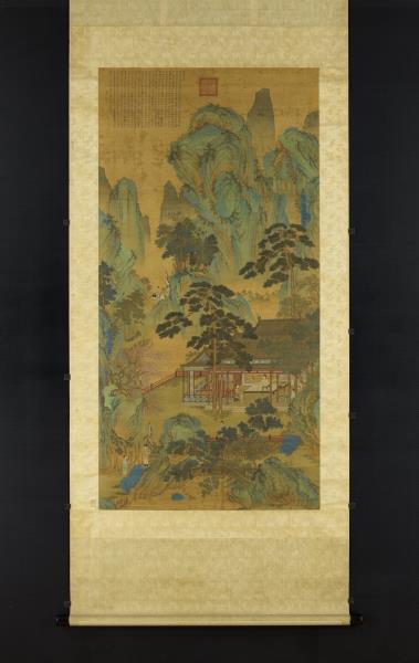 明仇英晝錦堂　軸