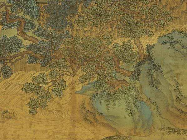 明仇英晝錦堂　軸