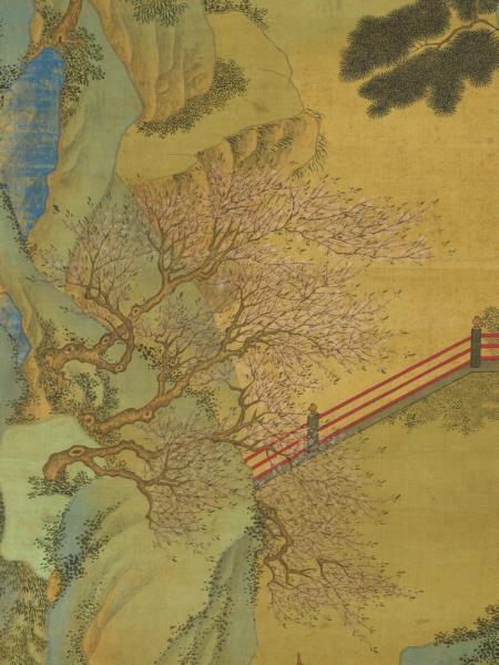 明仇英晝錦堂　軸