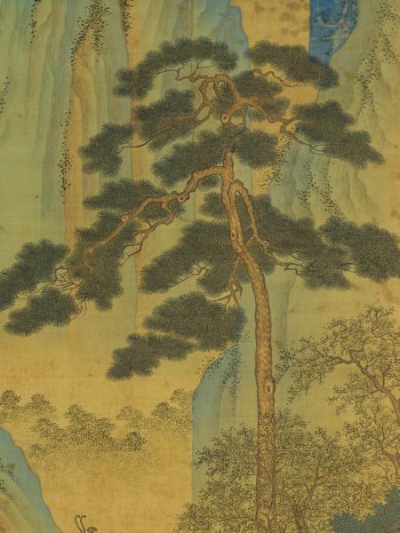 明仇英晝錦堂　軸