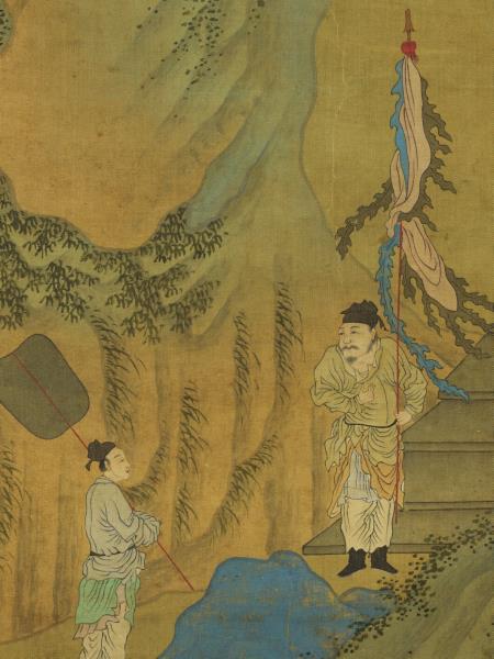 明仇英晝錦堂　軸