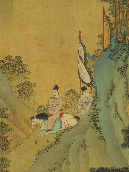 明仇英晝錦堂　軸