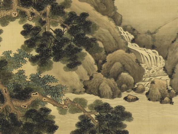 清黃應諶陋室銘圖　軸