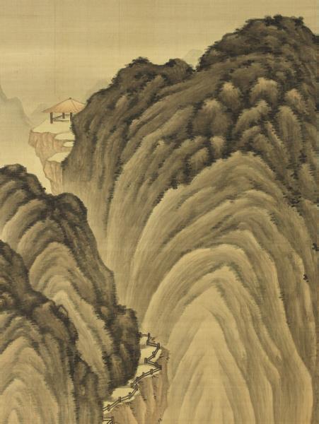 清黃應諶陋室銘圖　軸