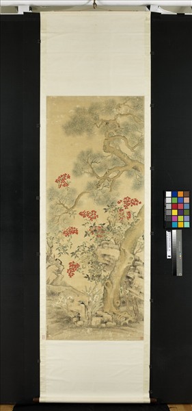 清汪承霈群仙祝壽　軸