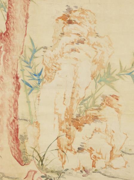 清徐揚赤松黃石二仙圖　軸