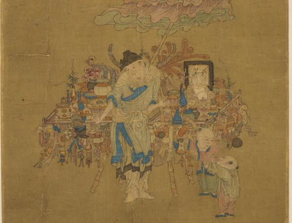 唐宋名繢　冊　宋蘇漢臣貨郎圖