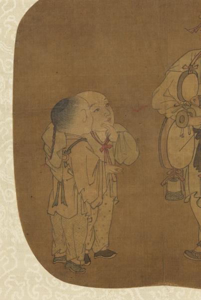 煙雲集繪第三冊　冊　宋蘇漢臣雜技戲孩