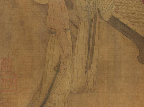 墨林拔萃　冊　唐張萱明皇合樂圖