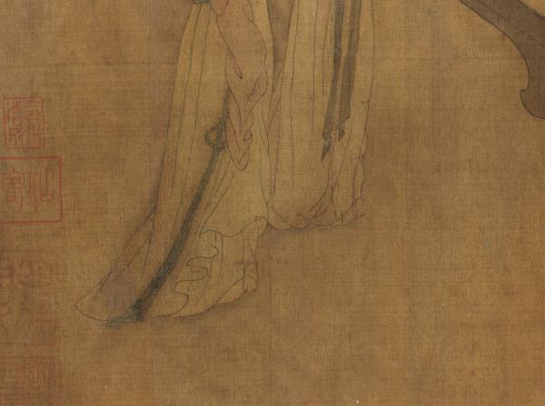 墨林拔萃　冊　唐張萱明皇合樂圖