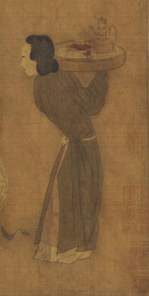 墨林拔萃　冊　唐張萱明皇合樂圖