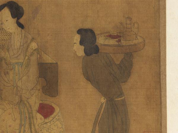 墨林拔萃　冊　唐張萱明皇合樂圖